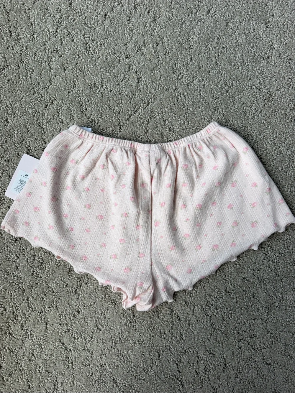 LOVESHACKFANCY Cottagecore T-Shirt & Short Set Pink Bundle Girls Lounge Med NWT